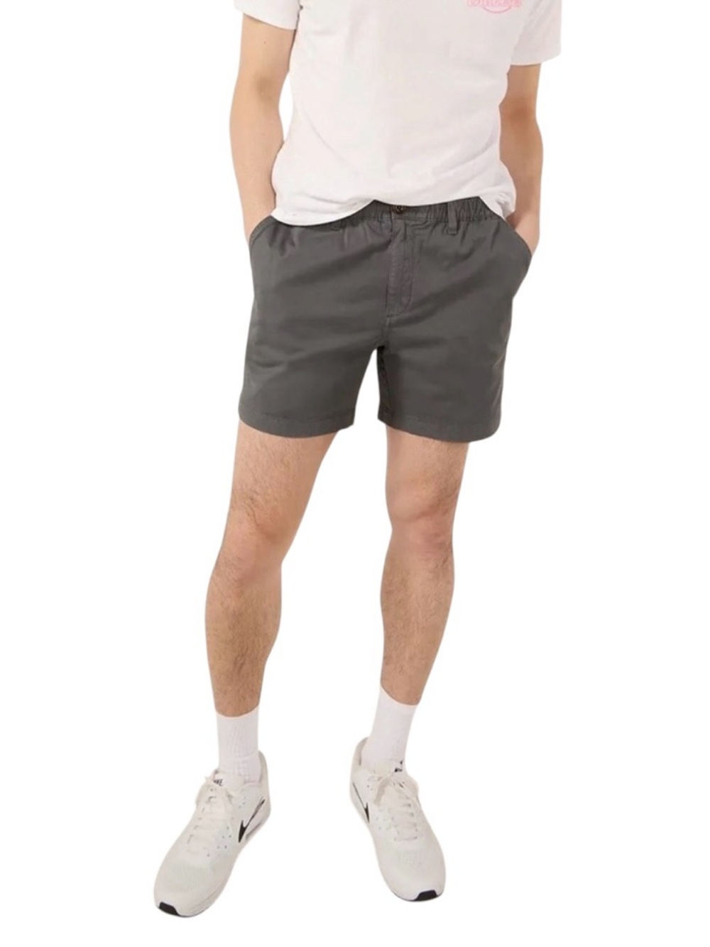 Chubbies Gray Stretch Twill Chino Shorts size Large